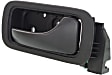 Rear, Driver and Passenger Side Black Interior Door Handle, Sport Utility