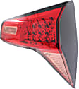 Driver and Passenger Side, Inner Tail Lights, with Bulbs, Halogen, Mounts on Liftgate