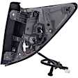Driver Side, Inner And Outer Halogen Tail Light, With bulb(s), OE Replacement