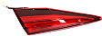Driver and Passenger Side, Inner Halogen Tail Light, With bulb(s), OE Replacement