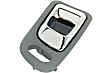 Front, Driver and Passenger Side Green Bezel with Chrome Lever Interior Door Handle, With Door Lock Hole, Sport Utility
