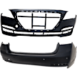 Front and Rear Primed Bumper Cover