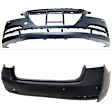 Front and Rear Primed Bumper Cover