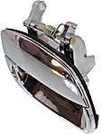 2003 Hyundai Elantra - Front, Driver and Passenger Side Chrome Exterior Door Handle, With Key Hole, 4-Door, Sedan
