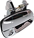 2003 Hyundai Elantra - Front, Driver and Passenger Side Chrome Exterior Door Handle, With Key Hole, 4-Door, Sedan