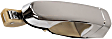 Front and Rear, Driver and Passenger Side Chrome Exterior Door Handle, Front Driver and Passenger Side - With Key Hole; Rear Driver and Passenger Side - Without Key Hole, Mini Passenger Van