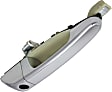 Front, Driver and Passenger Side Chrome Exterior Door Handle, With Key Hole, Mini Passenger Van