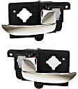 Front or Rear, Driver and Passenger Side Chrome Interior Door Handle, Sedan
