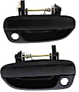2002 Hyundai Accent - Front, Driver and Passenger Side Smooth Black Exterior Door Handle, With Key Hole