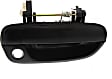 2002 Hyundai Accent - Front, Driver and Passenger Side Smooth Black Exterior Door Handle, With Key Hole