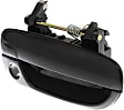 2002 Hyundai Accent - Front, Driver and Passenger Side Smooth Black Exterior Door Handle, With Key Hole