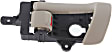 2007-2012 Hyundai Santa Fe - Front and Rear, Driver and Passenger Side Interior Door Handles, Beige, With door lock button
