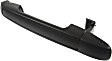 Front, Driver and Passenger Side Exterior Door Handles, Primed, Driver Side - With Key Hole; Passenger Side - Without Key Hole