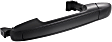 Front, Driver and Passenger Side Exterior Door Handles, Primed, Driver Side - With Key Hole; Passenger Side - Without Key Hole