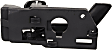 Front, Driver and Passenger Side Black Interior Door Handle, With door lock button, Coupe