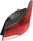 Driver and Passenger Side, Inner and Outer Halogen Tail Light, With bulb(s), OE Replacement