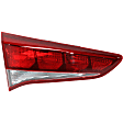 Driver and Passenger Side, Inner and Outer Halogen/LED Combo Tail Light, With bulb(s), OE Replacement