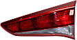 Driver and Passenger Side, Inner Tail Lights, with Bulbs, Halogen, Mounts on Liftgate, Mounts on Liftgate