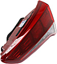 Driver and Passenger Side, Inner Tail Lights, with Bulbs, Halogen, Mounts on Liftgate, Mounts on Liftgate