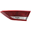 2018 Hyundai Elantra - Driver and Passenger Side, Inner and Outer Inner - LED; Outer - Halogen Tail Light, With bulb(s), Mounts Luggage Lid, OE Replacement