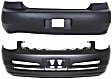 Sedan Front and Rear Primed Bumper Cover