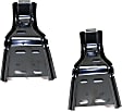 Front, Driver and Passenger Side Bumper Brackets, Reinforcement Bracket
