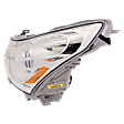 Driver and Passenger Side Headlights, with Bulbs, HID/Xenon, with HID Bulbs and ballast, Sedan, For Models without Technology Package, CAPA Certified