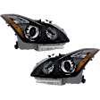 2012 Infiniti G37 - Driver and Passenger Side HID/Xenon Headlight, With bulb(s), OE Replacement, Coupe