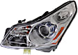 Driver and Passenger Side Headlights, with Bulbs, HID/Xenon, with HID Bulbs and ballast, Sedan, For Models without Technology Package