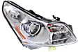Driver and Passenger Side Headlights, with Bulbs, HID/Xenon, with HID Bulbs and ballast, Sedan, For Models without Technology Package