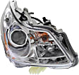 Driver and Passenger Side Headlights, with Bulbs, HID/Xenon, with HID Bulbs and ballast, Sedan, For Models without Technology Package