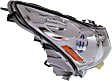 Driver and Passenger Side Headlights, with Bulbs, HID/Xenon, with HID Bulbs and ballast, Sedan, For Models without Technology Package