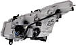 Driver and Passenger Side Headlights, with Bulbs, HID/Xenon, with HID Bulbs and ballast, Sedan, For Models without Technology Package