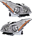 2008 Infiniti G37 - Driver and Passenger Side HID/Xenon Headlight, With bulb(s),  For Models Without Premium Package, OE Replacement, Coupe
