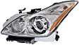 2008 Infiniti G37 - Driver and Passenger Side HID/Xenon Headlight, With bulb(s),  For Models Without Premium Package, OE Replacement, Coupe