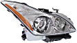 2008 Infiniti G37 - Driver and Passenger Side HID/Xenon Headlight, With bulb(s),  For Models Without Premium Package, OE Replacement, Coupe