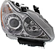 2008 Infiniti G37 - Driver and Passenger Side HID/Xenon Headlight, With bulb(s),  For Models Without Premium Package, OE Replacement, Coupe