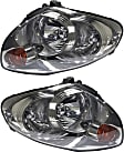 Driver and Passenger Side Headlights, with Bulbs, HID/Xenon, with HID Bulbs and ballast, Production Date From January 2005, with wiring harness