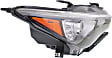 Driver and Passenger Side Headlights, with Bulbs, LED, For Models without Adaptive Headlights