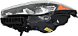 2014-2017 Infiniti Q50 - Driver and Passenger Side Headlights, with Bulbs, LED, For Models without Adaptive Headlights, CAPA Certified