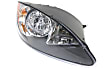 Driver and Passenger Side Halogen Headlight, With bulb(s), OE Replacement
