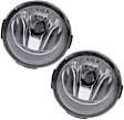 Front, Driver and Passenger Side Fog Lights, With Bulb(s), Halogen