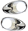 Front, Driver and Passenger Side Fog Light Trims, Chrome