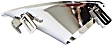 Front, Driver and Passenger Side Fog Light Trims, Chrome