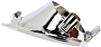 Front, Driver and Passenger Side Fog Light Trims, Chrome