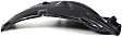 2008 Infiniti G37 - Front, Driver and Passenger Side, Rear Section Fender Liner