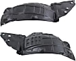 Front, Driver and Passenger Side, Front Section, Fender Liner