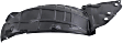 Front, Driver and Passenger Side, Front Section, Fender Liner