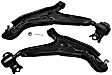 Front, Driver and Passenger Side, Lower Control Arms, With Ball Joints