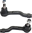 Front, Driver and Passenger Side, Outer Tie Rod Ends